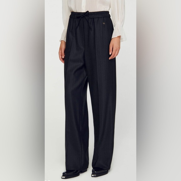 Sandro Zann Striped Pants - Picture 1 of 7